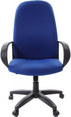 Компьютерное кресло Бюджет Ультра ткань-сетка синяя